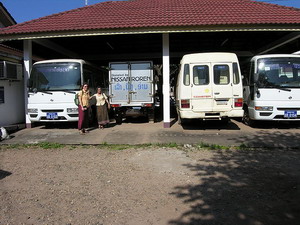 Bookmobiles, National Library, Vientiane, Laos